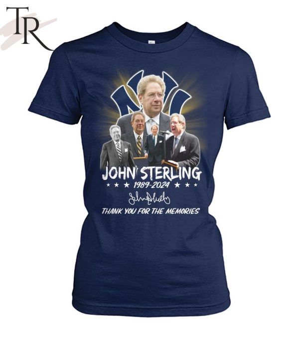 John Sterling 1989-2024 Thank You For The Memories T-Shirt