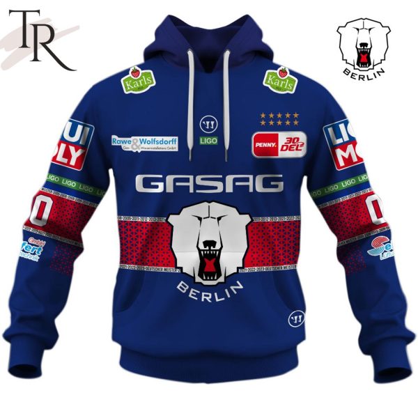 DEL Eisbaren Berlin 2024 New – 10 Stars Hoodie