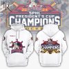 Peoria Rivermen 2024 SPHL President’t Cup Champions Hockey Hoodie, Longpants – Navy