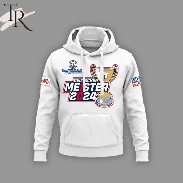 Eisbaren Berlin Deutscher Meister 2024 Rekordmeister Hoodie – White