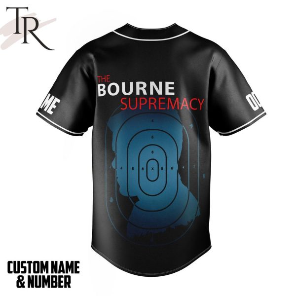 The Bourne Supremacy Custom Baseball Jersey