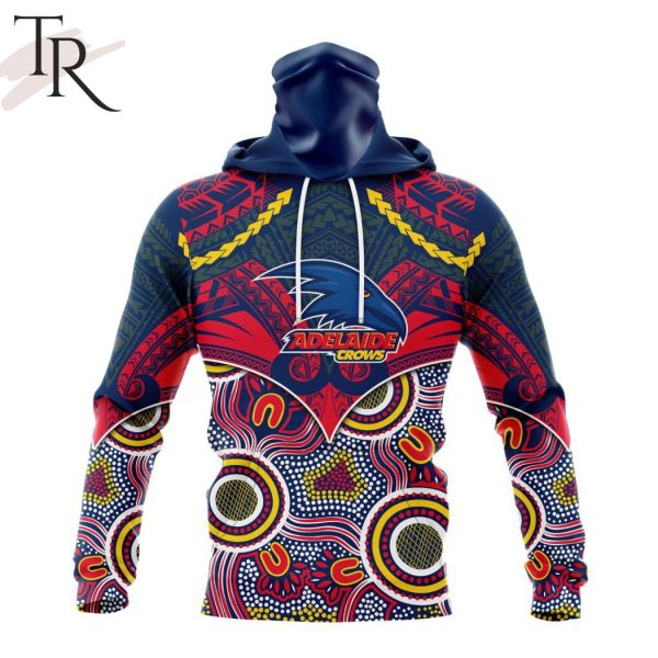 AFL Adelaide Crows Special Indigenous Mix Polynesian Design Hoodie