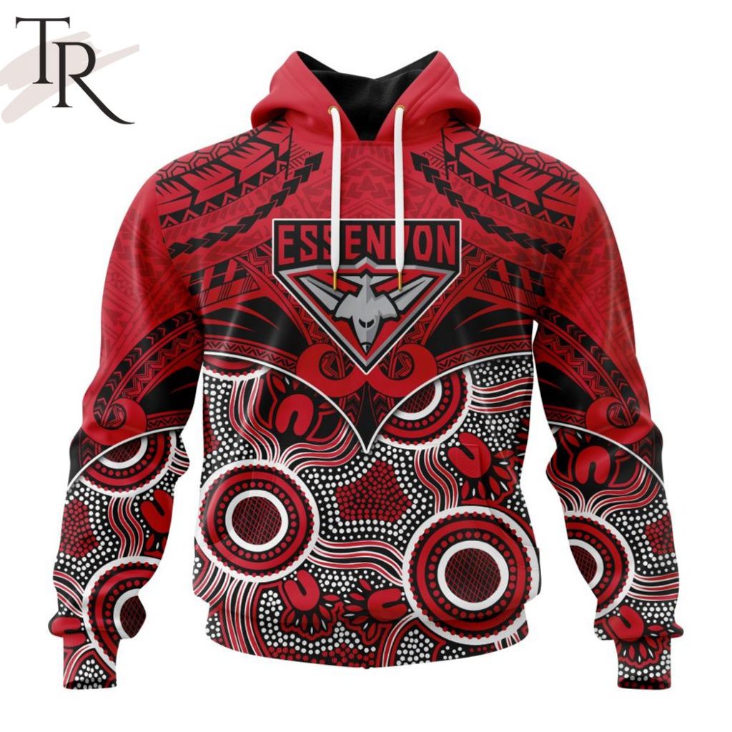 Essendon Design AFL Essendon Football Club Special Indigenous Mix Polynesian Design ...