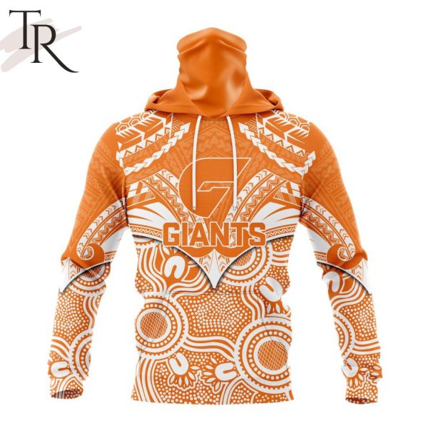 AFL Greater Western Sydney Giants Special Indigenous Mix Polynesian Design Hoodie