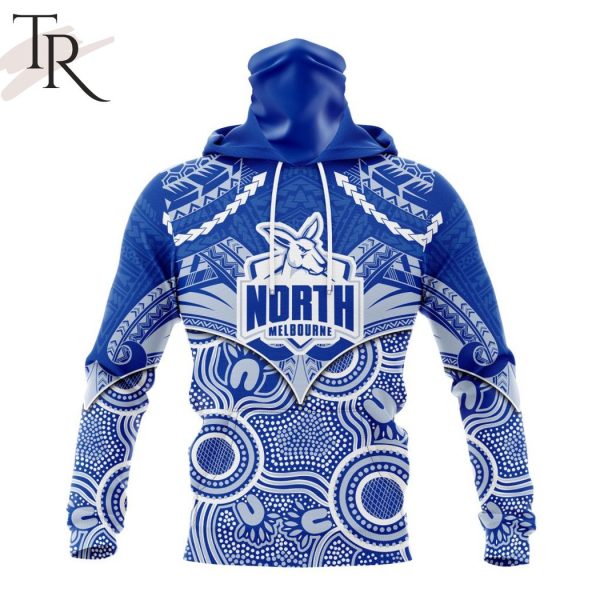 AFL North Melbourne Football Club Special Indigenous Mix Polynesian Design Hoodie