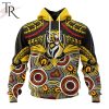 AFL Port Adelaide Football Club Special Indigenous Mix Polynesian Design Hoodie