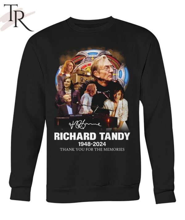 Richard Tandy 1948-2024 Thank You For The Memories T-Shirt