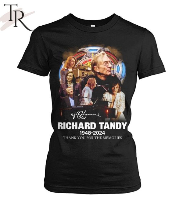 Richard Tandy 1948-2024 Thank You For The Memories T-Shirt