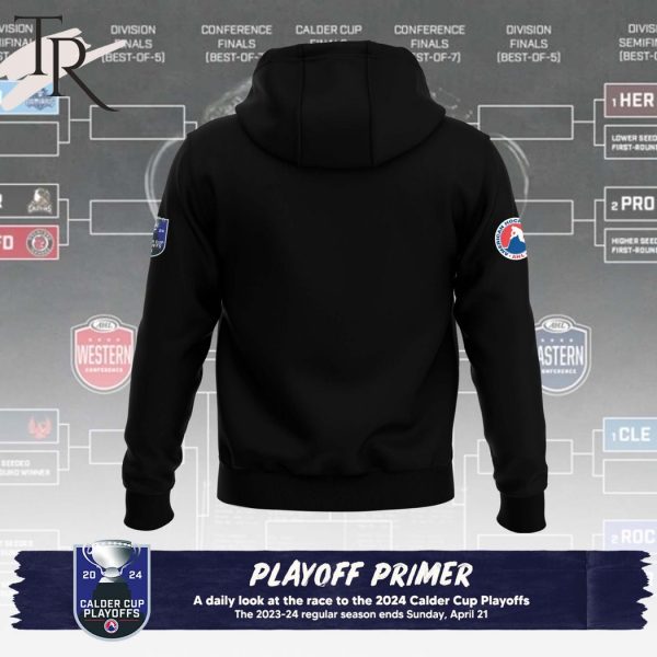 AHL Cleveland Monsters 2024 Calder Cup Playoffs Hoodie, Cap – Black