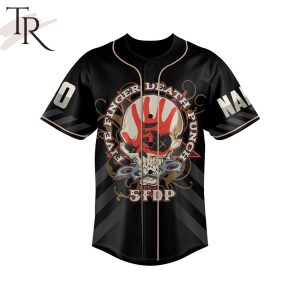 Five Finger Death Punch Marilyn Manson And Slaughter to Prevail Custom Baseball Jersey