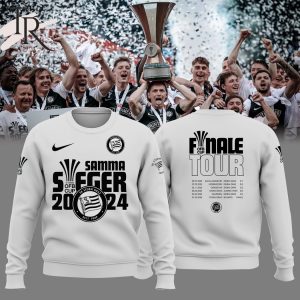 SK Sturm Graz Samma Sieger 2024 Cup Finale Tour Hoodie – White