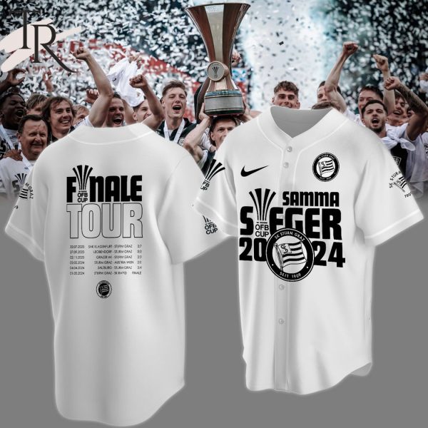 SK Sturm Graz Samma Sieger 2024 Cup Finale Tour Hoodie – White