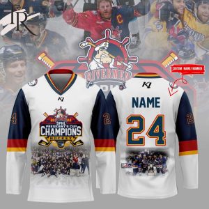 Personalized Peoria Rivermen 2024 SPHL President’s Cup Champions Hockey Jersey