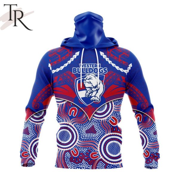 AFL Western Bulldogs Special Indigenous Mix Polynesian Design Hoodie