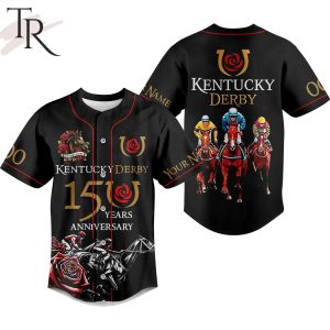 Kentucky Derby 15 Years Anniversary Custom Baseball Jersey