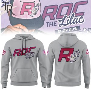 Rochester Red Wings Roc the Lilac Hoodie – Grey