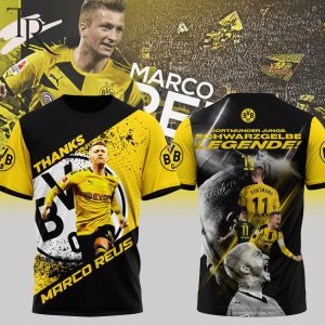 Thanks Marco Reus Dortmunder Junge Schwarzgelbe Legende 3D T-Shirt