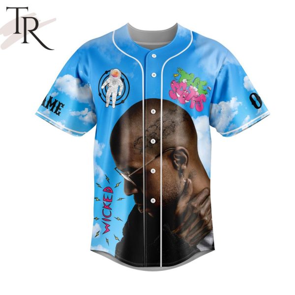 Kid Cudi Insano Tour Custom Baseball Jersey