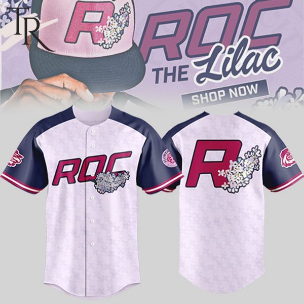 Rochester Red Wings Roc The Lilac Jersey