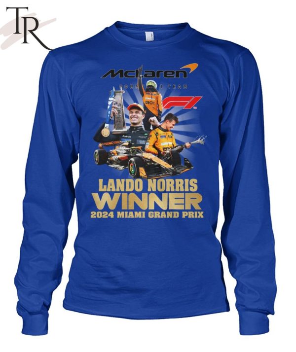 Lando Norris Winner 2024 Miami Grand Prix T-Shirt