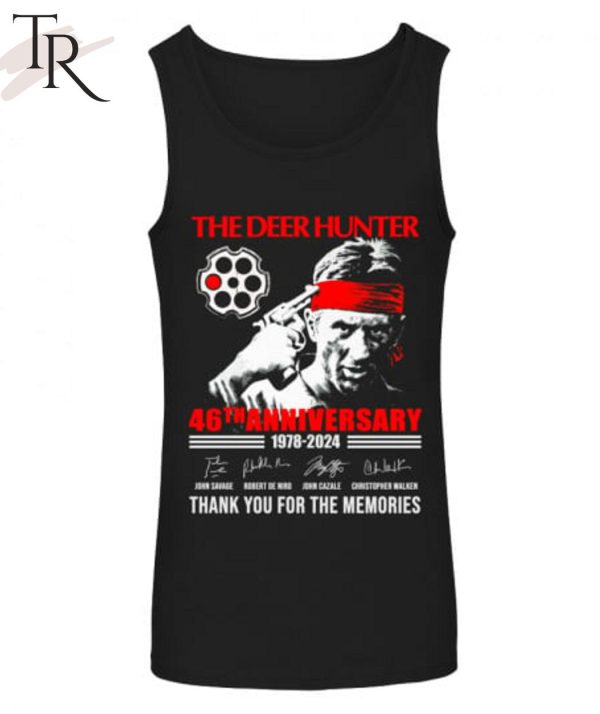 The Deer Hunter 46th Anniversary 1978-2024 Thank You For The Memories T-Shirt