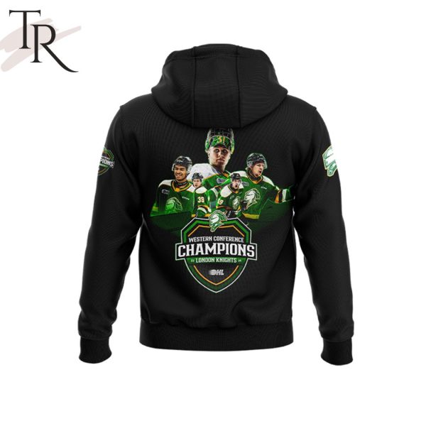 OHL London Knights Western Conference Champions 23-24 Hoodie, Longpants, Cap – Black