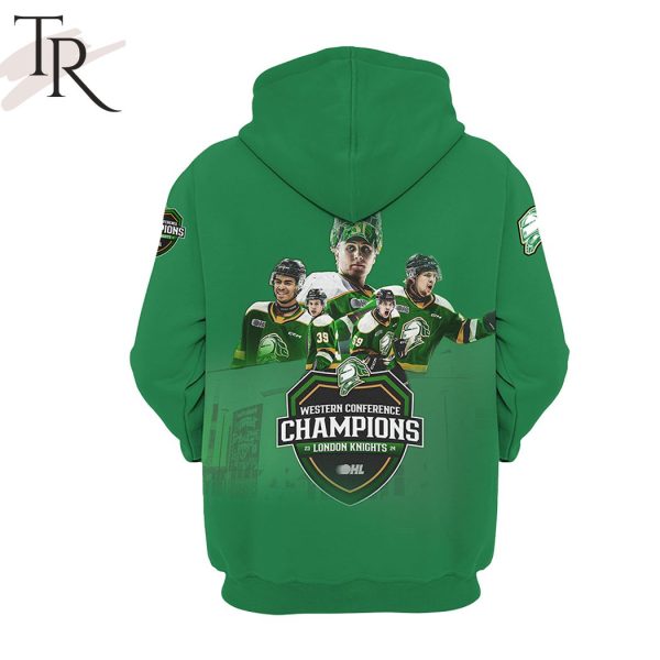 OHL London Knights Western Conference Champions 23-24 Hoodie, Longpants, Cap – Green