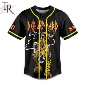 Def Leppard Pour Some Sugar On Me Custom Baseball Jersey