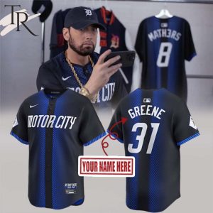 Personalization Detroit Tigers City Connect Jersey 2024