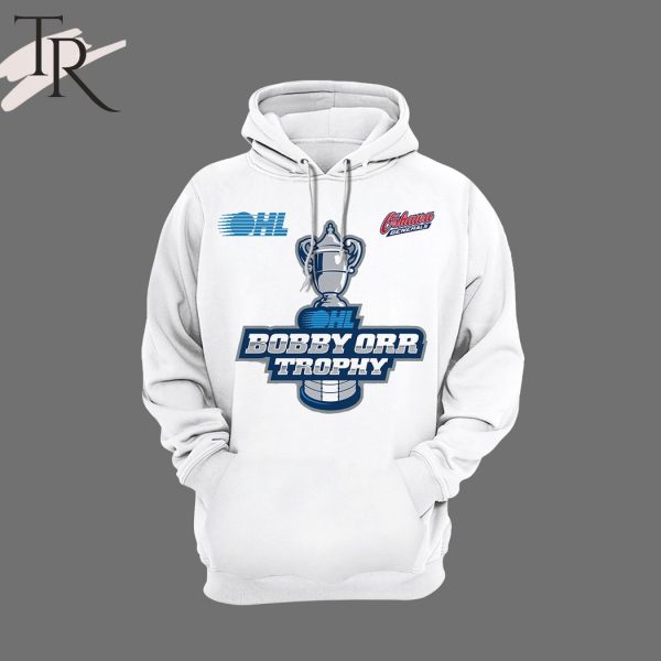 Oshawa Generals Hockey 2024 Bobby Orr Trophy Champions Hoodie – White