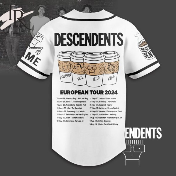 Descendents European Tour 2024 Custom Baseball Jersey