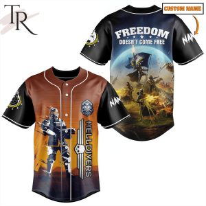 Helldivers Freedom Doesn’t Come Free Custom Baseball Jersey