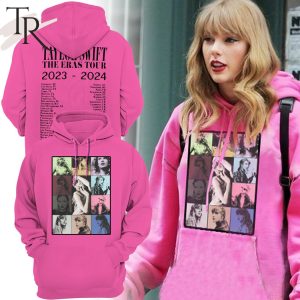 Taylor Swift The Eras Tour 2023-2024 Pink Hoodie, Longpants, Cap