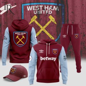 EPL West Ham United F.C Personalized Home Kits 2024-2025 Hoodie