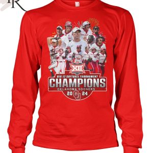 Oklahoma Sooners Big 12 Softball Tournament Champions 2024 T-Shirt