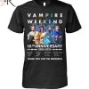 60th Anniversary 1964-2024 The Moody Blues Thank You For The Memories Signature T-Shirt
