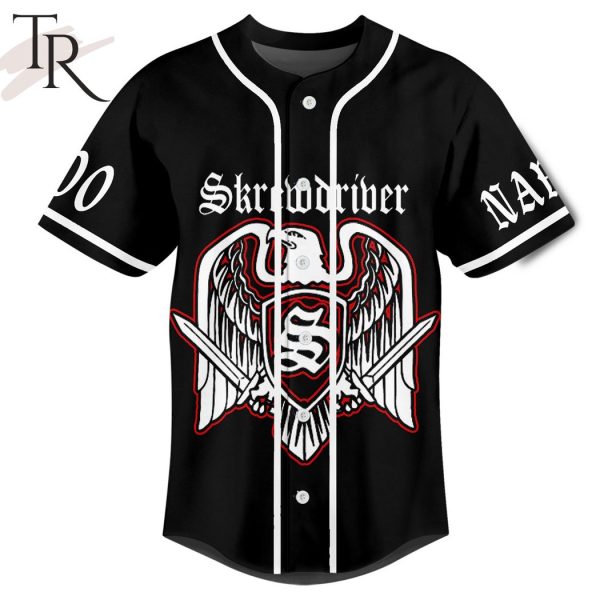 Skrewdriver All Skrewed Up Custom Baseball Jersey