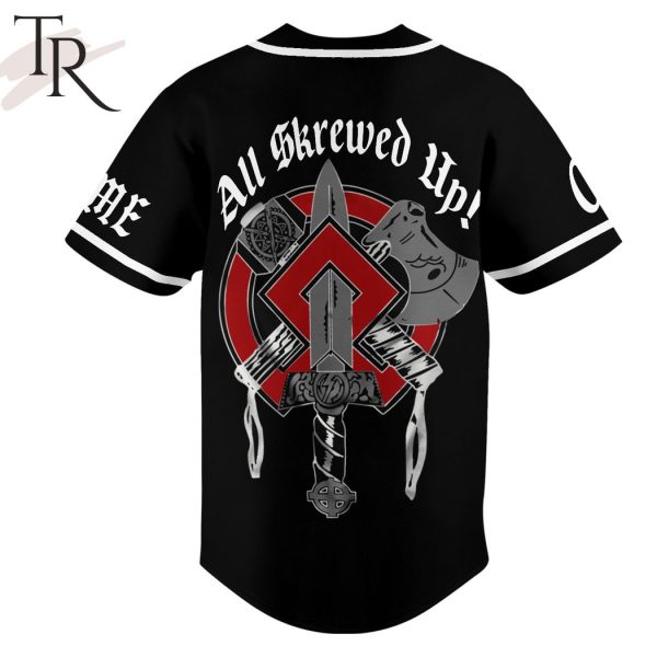 Skrewdriver All Skrewed Up Custom Baseball Jersey