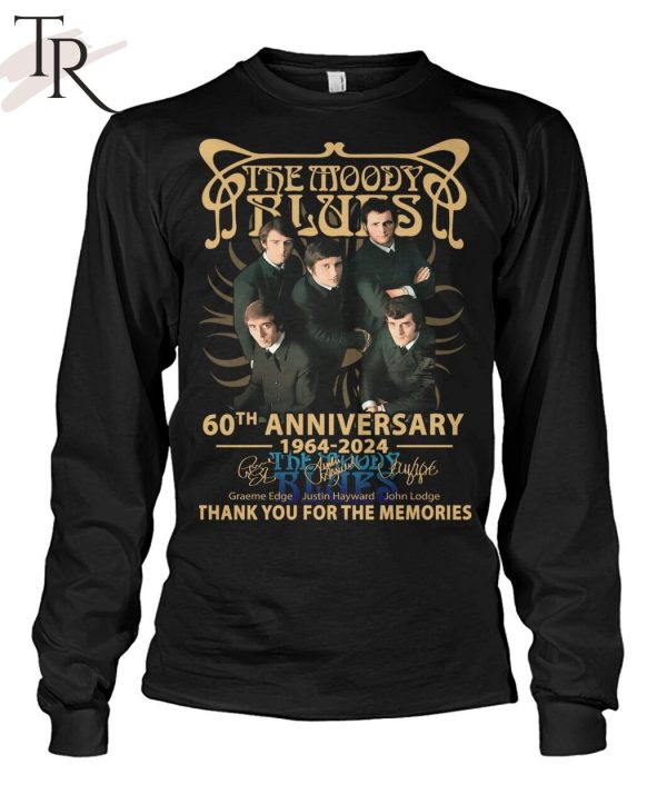 The Moody Blues 60th Anniversary 1964-2024 Thank You For The Memories T-Shirt