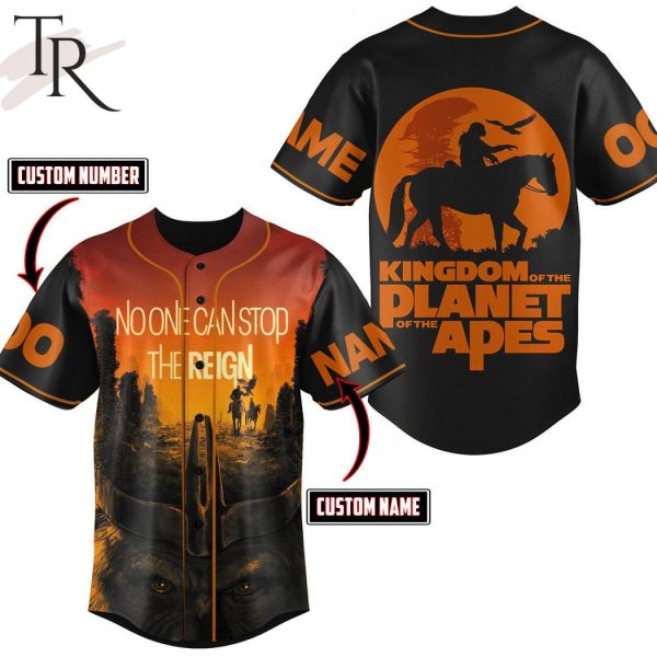 No One Can Stop The Reign Kingdom Of The Planet Of The Apes Custom Baseball Jersey