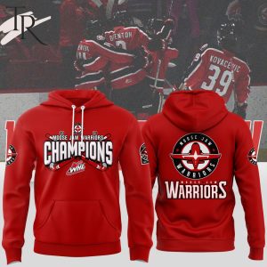WHL Moose Jaw Warriors Champions Hoodie, Longpants, Cap – Red