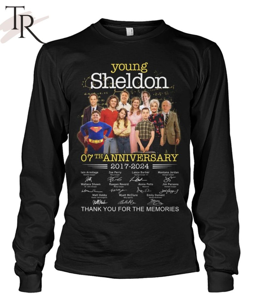 Thanks Sheldon Young Sheldon 07th Anniversary 2017-2024 Thank You For The Memories T ...