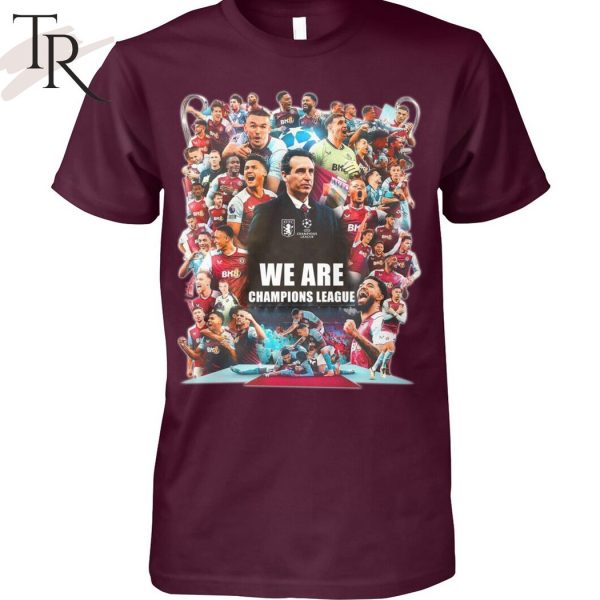 Aston Villa F.C. We Are Champions League T-Shirt