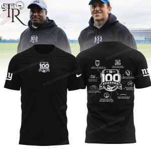New York Giants 100th Season Hoodie – Black