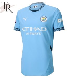Manchester City Home Jersey 2024 25 With CHAMPIONS 24