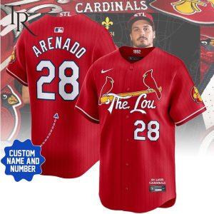 St. Louis Cardinals Red 2024 City Connect Custom Name and Numbler Jersey