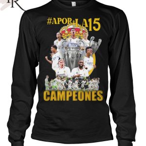 Real Madrid Apor La15 Campeones T-Shirt