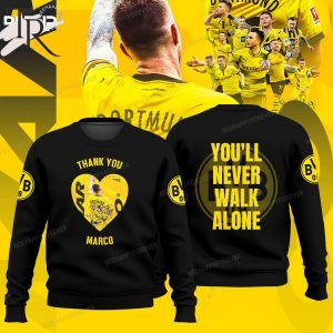Thank You Marco Reus You’ll Never Walk Alone Hoodie – Black