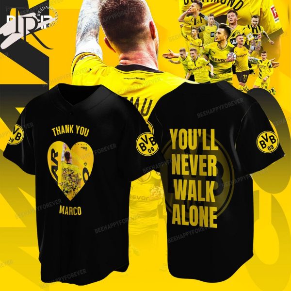 Thank You Marco Reus You’ll Never Walk Alone Hoodie – Black