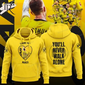 Thank You Marco Reus You’ll Never Walk Alone Hoodie – Yellow